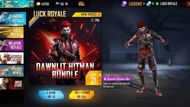 ? FREEFIRE NEW WEAPON ROYAL EVANT SPIN 1 VOUCHER ...LUCK 100% OFFER ONE SPIN TRICK... ??MMS FAMILY смотреть онлайн