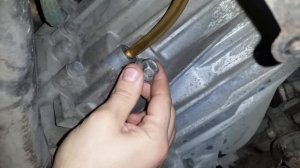 KIA Cerato 2008 замена масла в МКПП - manual gear oil change