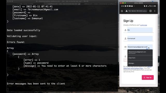 React & PHP Real-time Application смотреть онлайн