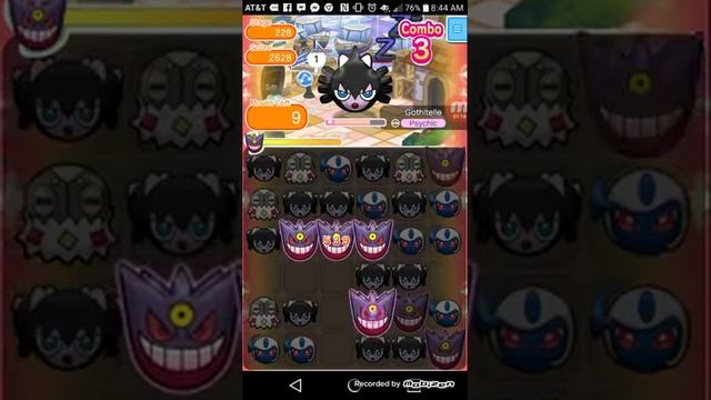 Pokemon Shuffle Stage 228 Gothitelle | S rank itemless смотреть онлайн