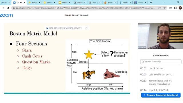 Payton Brown Teaching 4 P's of Marketing (Product) смотреть онлайн