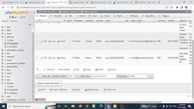 Razorpay payment gateway integration in PHP with MYSQL database | Source code смотреть онлайн