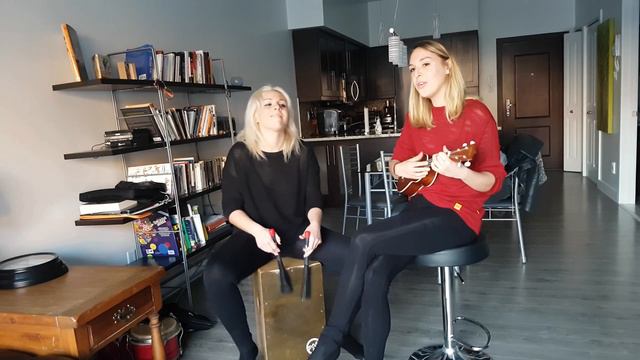 ACOUSTIC COVER - Your Song by Elton John - Ukulele and Cajone смотреть онлайн