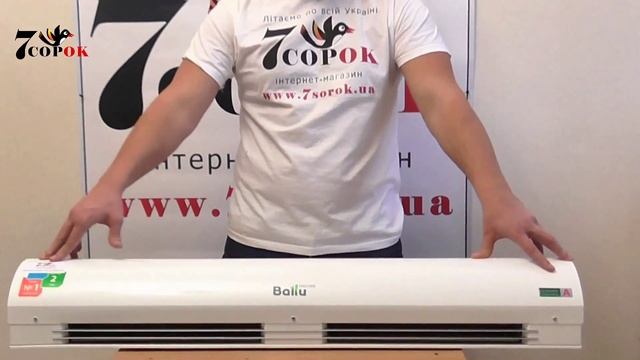 Ballu BHC-L10-S06 Тепловая завеса в супермаркет | Видеообзор