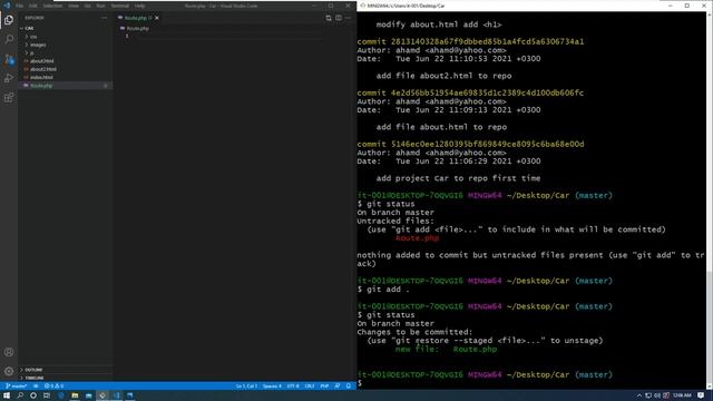 [Arabic] 06- Learn Git , GitHub and GitLab - Delete & rename смотреть онлайн