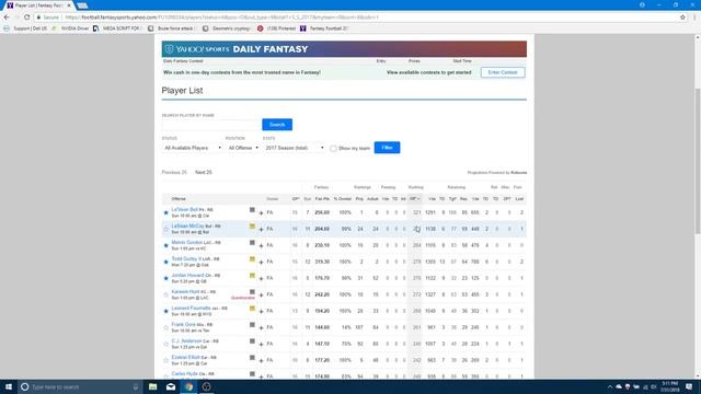 2018 YAHOO Sports Fantasy Football Pre Draft tutorial and tips on finding the best players. смотреть онлайн