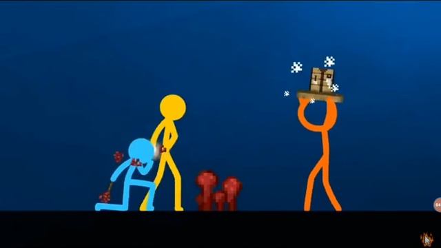 Стикмены в майнкрафте про лаки блоки с озвучкам