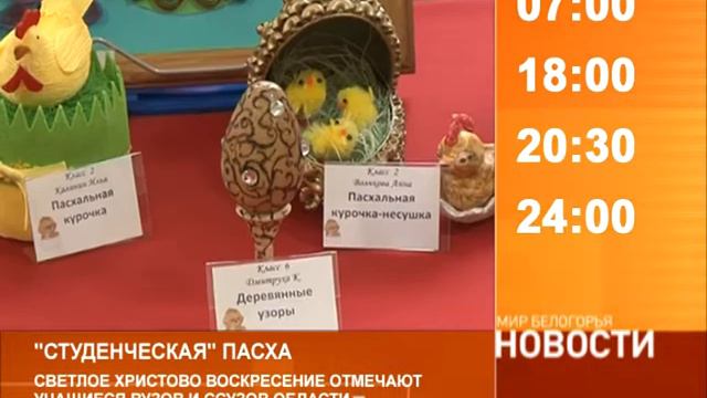 Смотрите на «Мире Белогорья» сегодня, 14 апреля смотреть онлайн