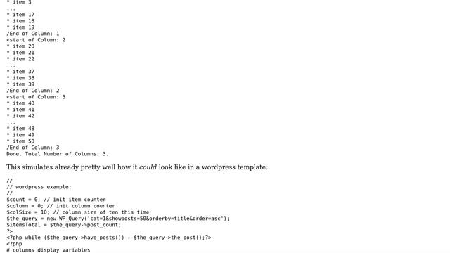 Wordpress: How to split a loop into multiple columns? (5 Solutions!!) смотреть онлайн