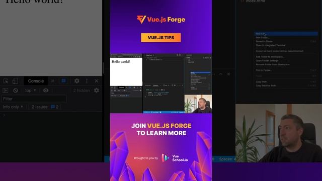 Vite.js Framework Tip by Matias Capeletto at Vue.js Forge смотреть онлайн