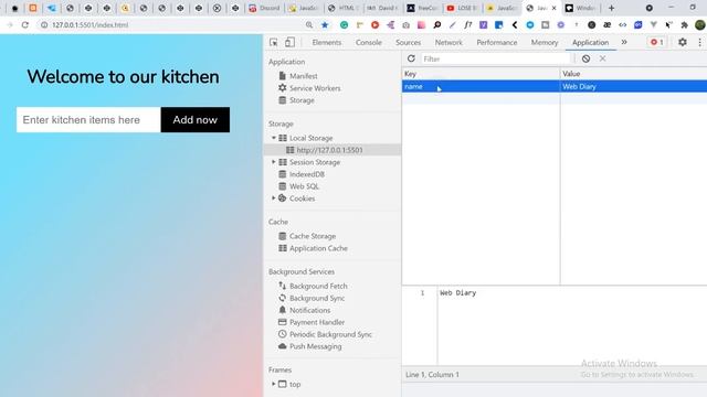 16 | Kitchen List | LOCAL STORAGE In JavaScript | JavaScript Malayalam | Web Diary смотреть онлайн