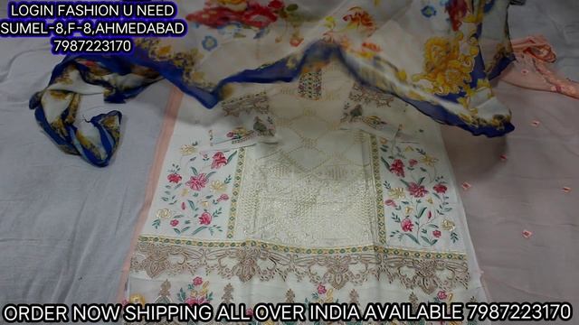 ADAN LIBAS VOL 4 BY Rinaaz Fashion chikankari cotton designer Chiffon duppata Ahmedabad 7987223170 смотреть онлайн