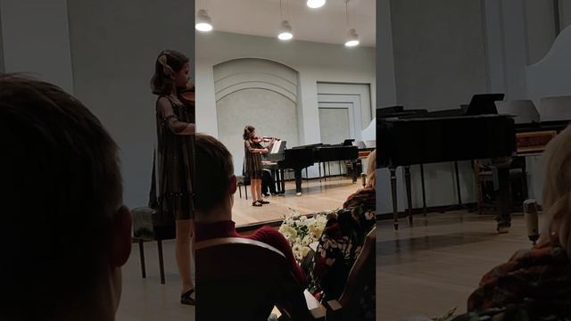 Ж. Массне "Размышление". Исполняет София Шкулепа (10 лет) смотреть онлайн