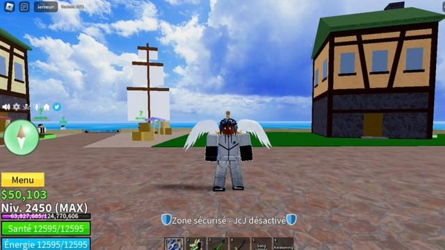 [FR] GLITCH ARGENT INFINI SUR BLOX FRUITS | Roblox смотреть онлайн