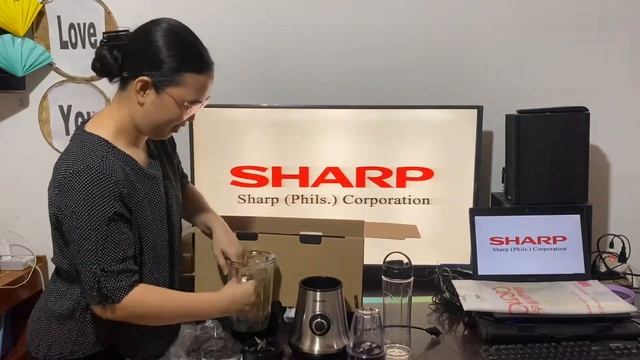 Sharp Blender EM-100PM-ST смотреть онлайн