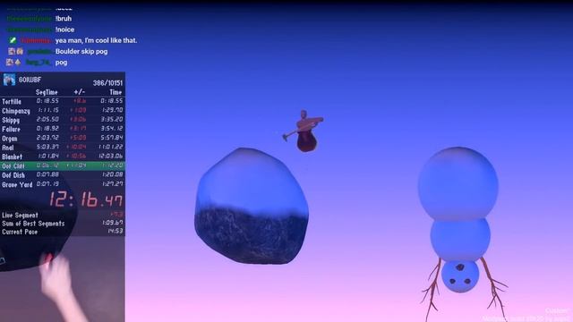 Getting Over It But The Pot Is Rubber - MODDED Getting Over It With Bennett Foddy смотреть онлайн