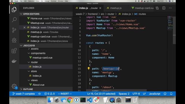 Women Techmakers Berlin JS Crash Course Vol 3 Lecture 7 part 2 — Vue Router смотреть онлайн