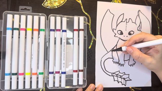 Как нарисовать дракона Беззубик | How to draw the dragon Toothless смотреть онлайн