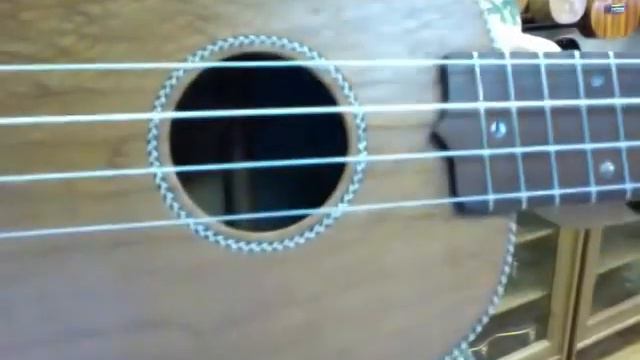 "Blackbird" on Antar Lacewood Pineapple Soprano Ukulele ウクレレマニア смотреть онлайн