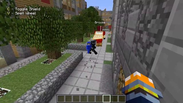Having a SUPERHERO FAMILY in Minecraft with My GIRLFRIEND BULLY! смотреть онлайн