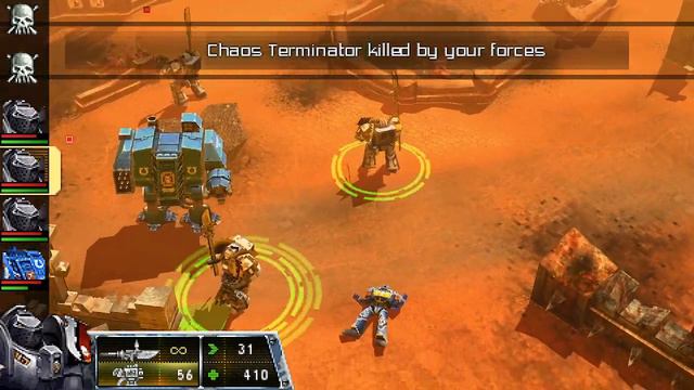 PSP Warhammer 40,000: Squad Command - Mission #13: Black Waves смотреть онлайн
