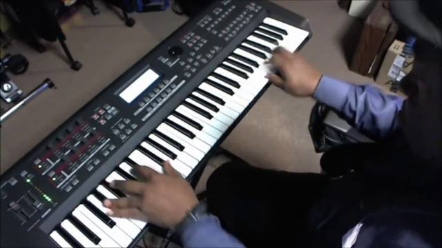 Spirituals by Sam using my Yamaha MOX6 смотреть онлайн