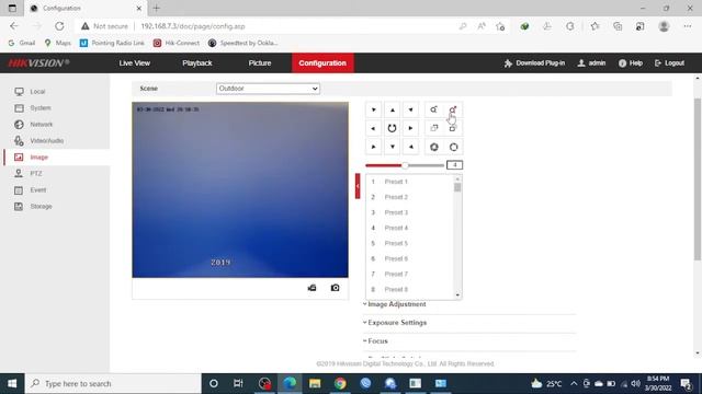 Setting Network Speed Dome PTZ Hikvision DS-2DE7530IW-AE E Series 5MP 30× IR смотреть онлайн