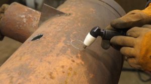 Серьезный ТЕПЛООБМЕННИК для любых печей из газового баллона!!!