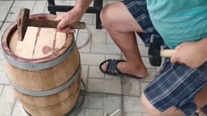 Рестоврация дубовой бочки