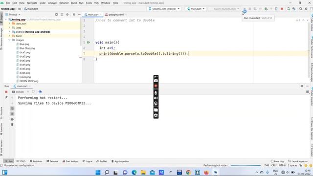how to int to convert double in flutter смотреть онлайн