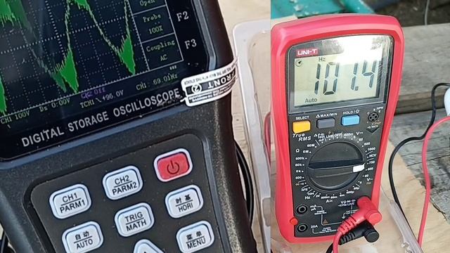Измерение частоты осциллограф Jds6052s и мультиметр UNI-T UT890D+. Кто же из них шустрее и точнее. смотреть онлайн