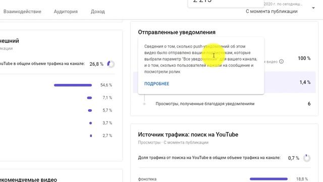 Как смотреть сколько подписчиков получают уведомления о новых видео на YouTube! Уведомления на Ютуб смотреть онлайн