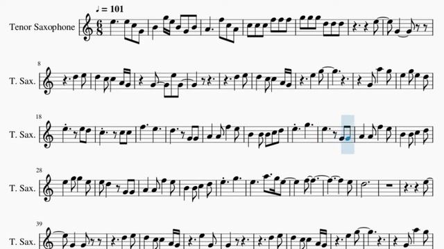 Tenor Sax Sheet Music: How to play Until I Found You by Stephen Sanchez смотреть онлайн