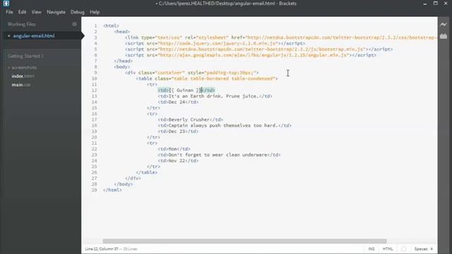 Getting start with AngularJS - Create an email app from scratch (Part I) смотреть онлайн