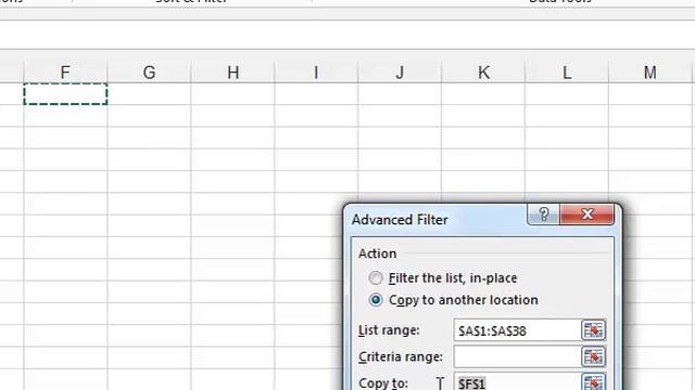 Copy only Unique values in Excel 2010 - 2021 simple way смотреть онлайн