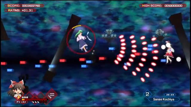 TOUHOU: Azure Reflections -Normal mode redemption! смотреть онлайн