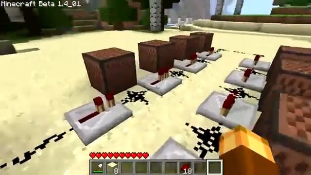 Мод Note Block Display для minecraft 1.5.2 смотреть онлайн