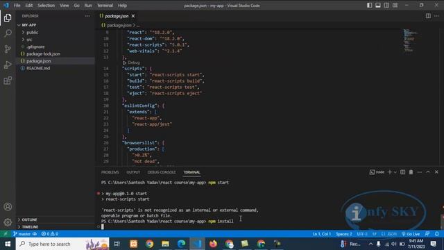 How do I fix react-scripts not found? React-scripts is not recognized internal or external command? смотреть онлайн