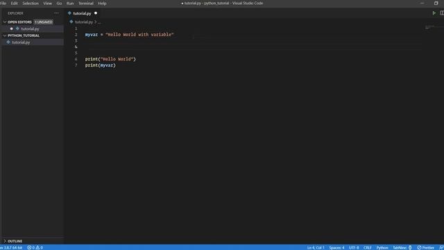 Python Tutorial Series | OOP | Part 3 - Variables and Data Type смотреть онлайн