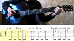 Реквием по мечте   Разбор на гитаре Requiem for a Dream + ТАБУЛАТУРА