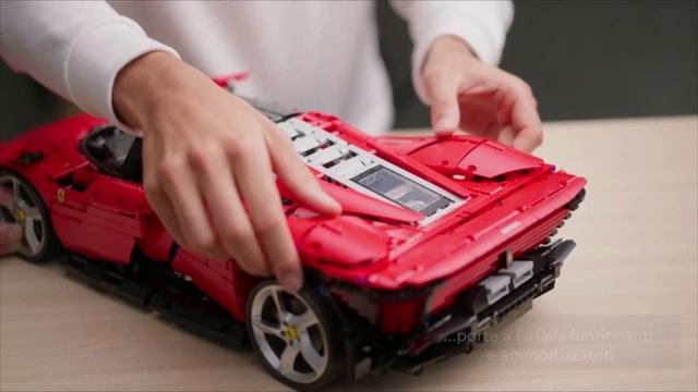 LEGO Technic Ferrari Daytona SP3 Modellino Auto da Costruire Supercar Rossa Scala 1:8 смотреть онлайн