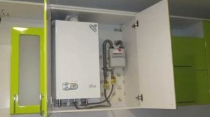 Как спрятать котел (колонку) в шкаф.