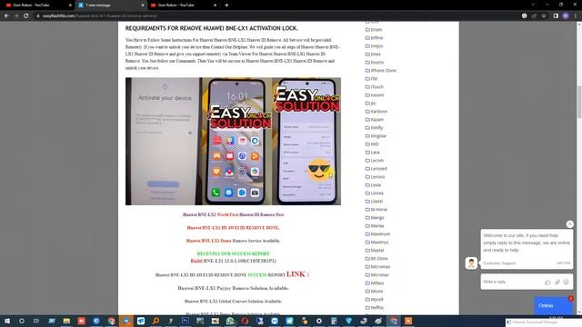 HUAWEI BNE LX1 HUAWEI ID UNLOCK REMOTELY EDL MODE смотреть онлайн