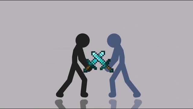 Fighting with minecraft swords смотреть онлайн