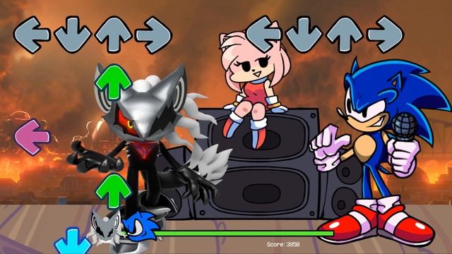 Sonic vs Infinite - Infinite Theme (Friday Night Funkin Sonic Edition) смотреть онлайн