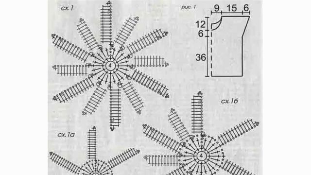 Мотивы – ромашки со схемами смотреть онлайн