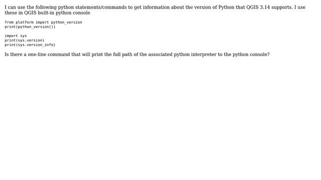 GIS: QGIS 3.14 python environment path details смотреть онлайн