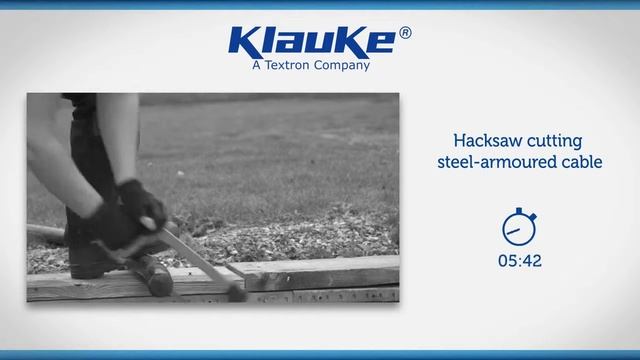 Аккумуляторный инструмент для резки кабеля Klauke ultra+ против ножовки смотреть онлайн