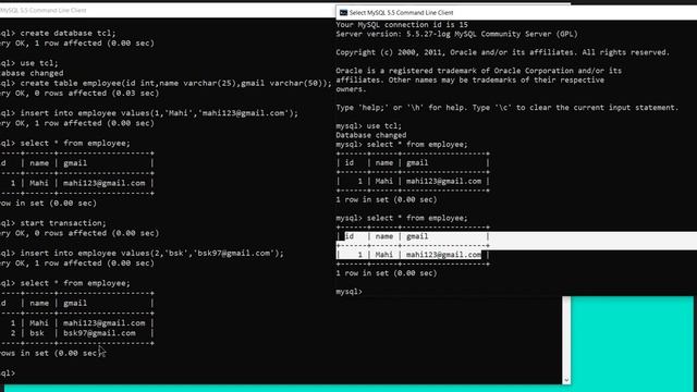 SQL[ TCL-COMMIT, ROLLBACK, SAVEPOINT ]Day-34 Telugu #fullstack #database #bsktrending #sql #telug смотреть онлайн