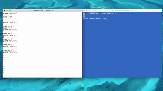 Perl snack #3 - Compound Assigment Operators смотреть онлайн